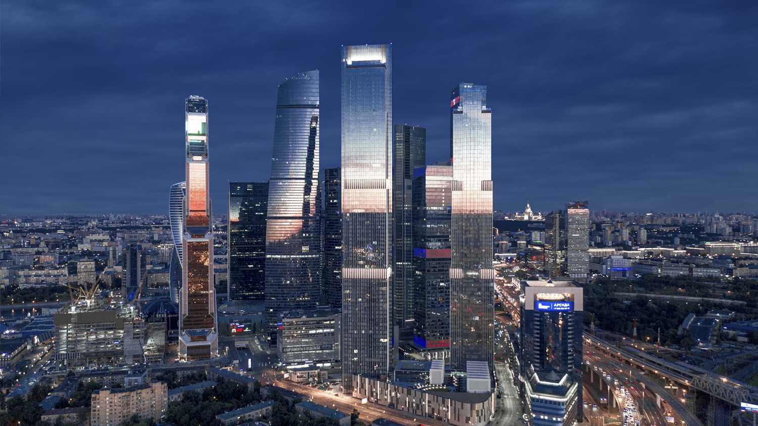 Neva Towers — комплекс небоскрёбов премиум-класса в Пресненском районе